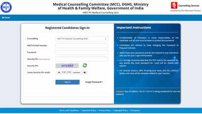 MCC NEET PG Counselling 2023: Round 1 Choice-filling Window Closes ...