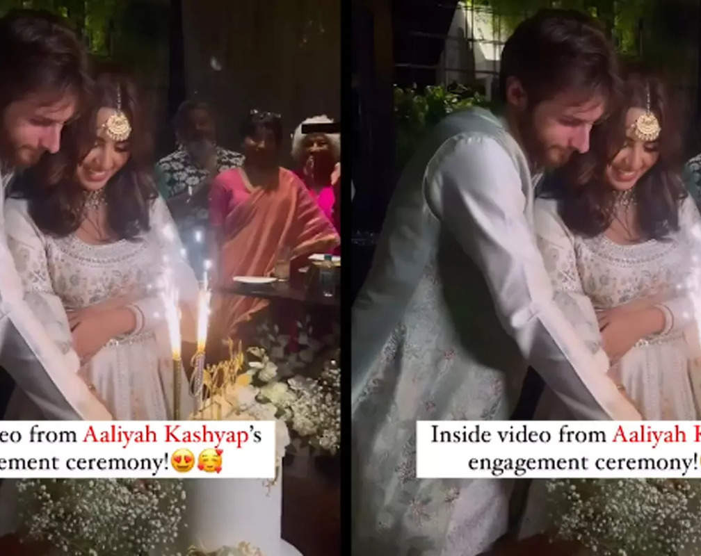 
INSIDE Aaliyah Kashyap and Shane Gregoire's engagement ceremony- WATCH IT
