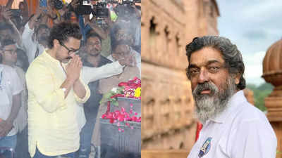 Aamir Khan reacts to Nitin Desai's death and the low celebrity turn out at the art director's funeral today