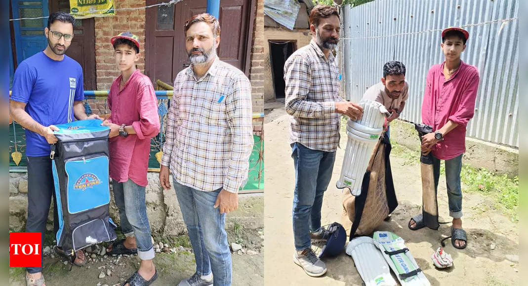 Uzair Nabi, young Kashmiri cricketer, gets support from district administration | Off the field News