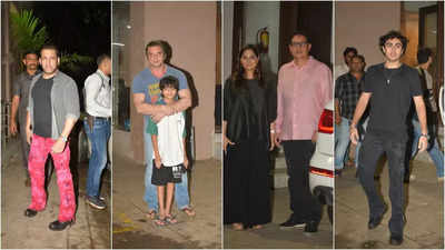 Salman Khan, Sohail Khan, Arhaan Khan and other family members celebrate Arbaaz Khan's 56th birthday