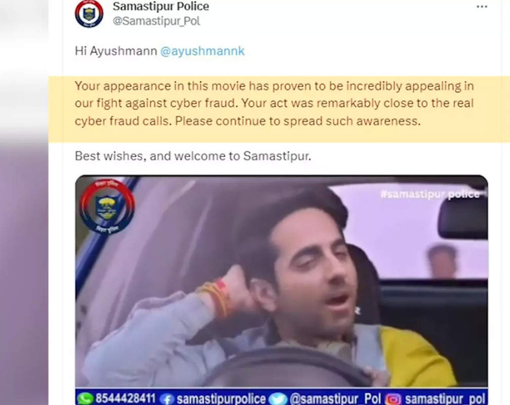 
Ayushmann Khurrana gets lauded by Samastipur Police for THIS reason. Deets inside

