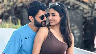 Nithiin and Shalini's adorable PDA captured in vacation snap