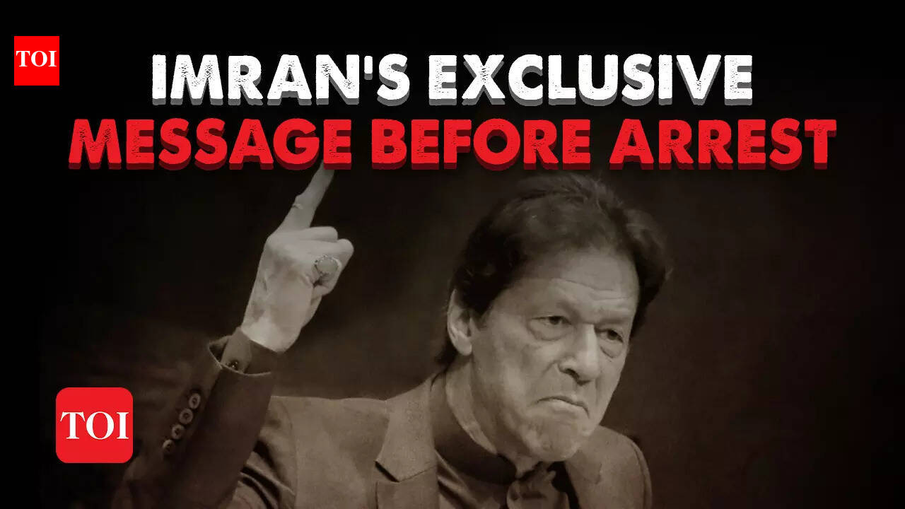 WATCH: Imran Khan's last message to Pakistan minutes before arrest