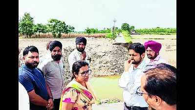 DC visits flood-hit villages to assess losses, provide relief