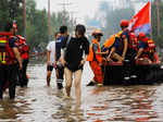 ​Typhoon Doksuri caused rivers in China to overflow, leaving residents stranded​