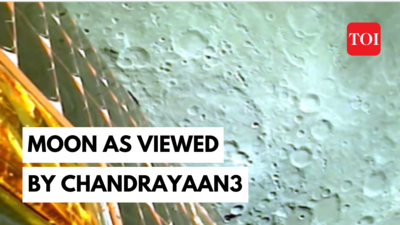 India’s moon mission: ISRO releases first images of moon as viewed by Chandrayaan-3
