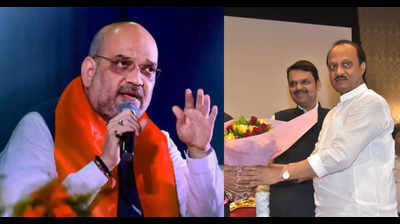 NDA right place for you, but you took long, Amit Shah tells Ajit Pawar