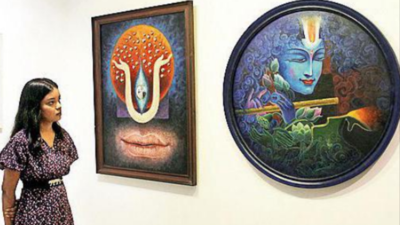 A rainbow of emotions at art exhibition