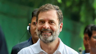 Rahul Gandhi In Parliament: Rahul Gandhi accorded warm welcome by Cong ...