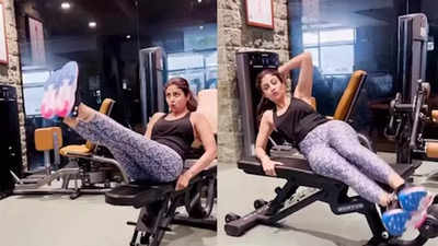 MONDAY MOTIVATION! 48-year-old Shilpa Shetty's intense workout video GOES viral