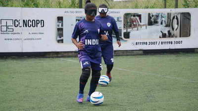 Eight visually impaired women footballers take Indian soccer to world stage