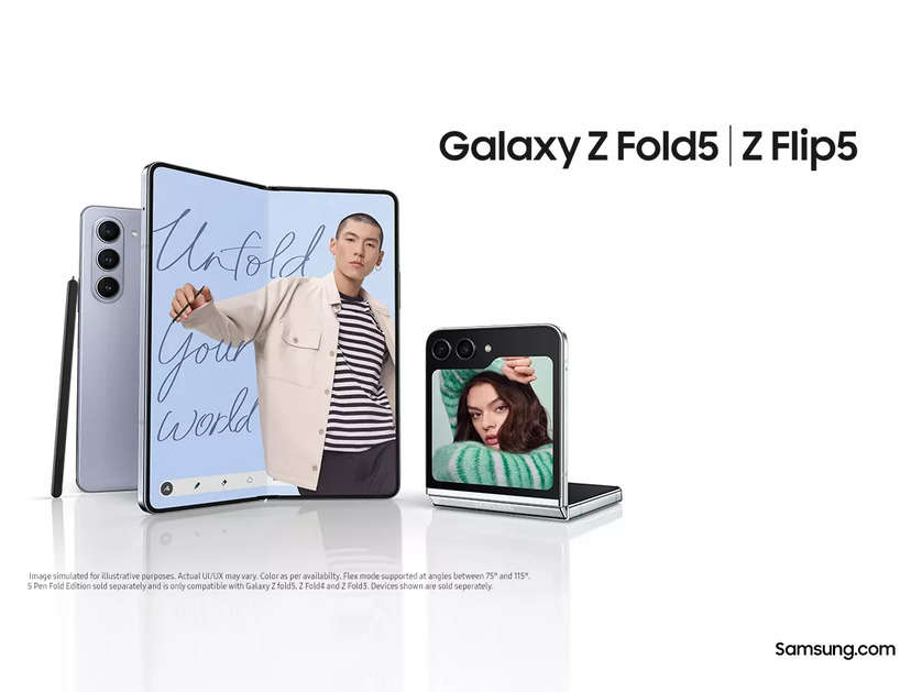 Where smartphone innovation meets premium design! Embrace the future of connectivity with Samsung Galaxy Z Fold5 | Z Flip5 - Pre-book now & get amazing offers