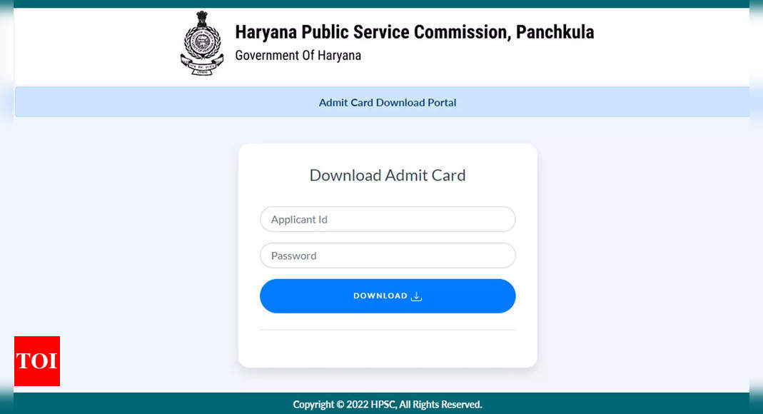 HPSC Haryana Civil Services Mains admit card released on hpsc.gov.in; Download here