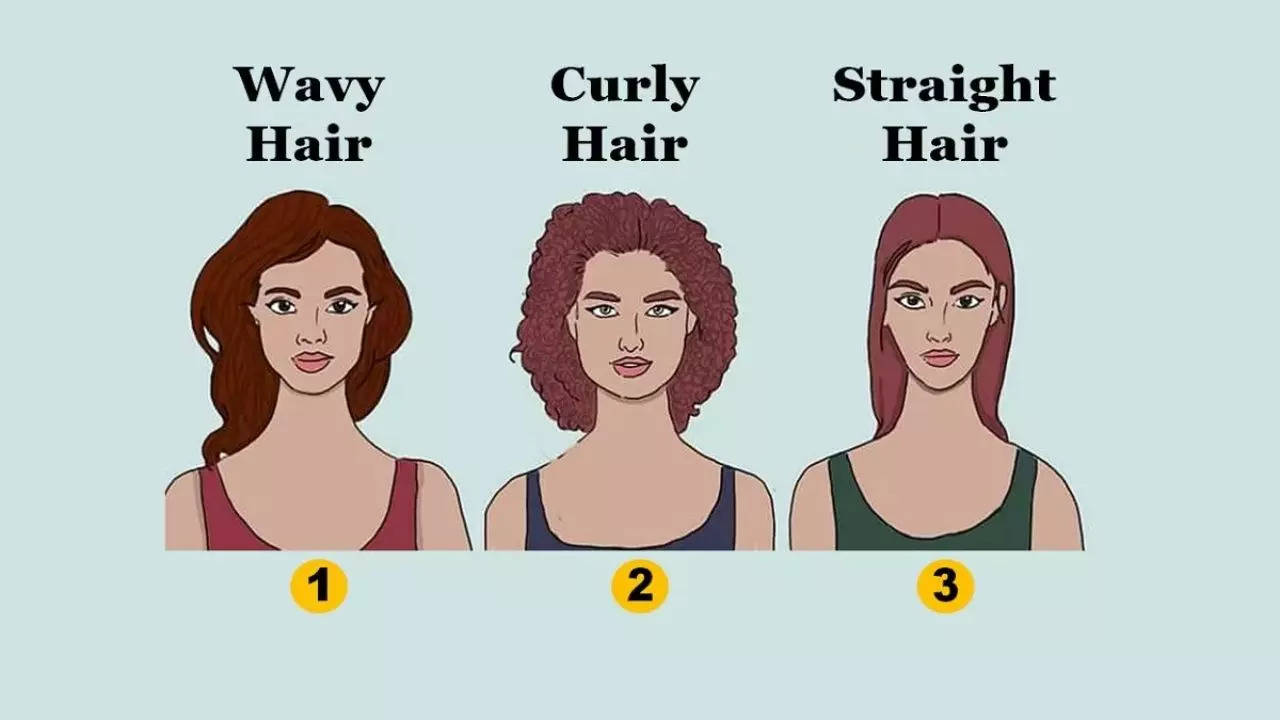 Personality Test: Wavy, curly or straight? Your hair type can reveal your  hidden personality traits! - Times of India