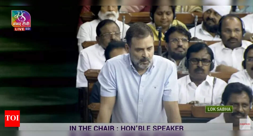 No confidence motion in Lok Sabha: Rahul Gandhi says Manipur is not ...