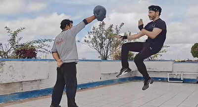After learning ‘Kathak’ for film 'Rocky Aur Rani Ki Prem Kahani', Tota Roy Choudhury hones his Karate skills; watch