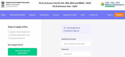 NTA PhD Entrance Test 2023: Registration begins for DU, JNU, BHU & BBAU; direct link here