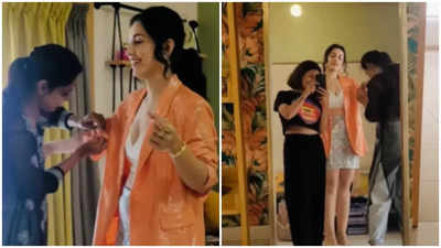 Esha Kansara gets glam for '3 Ekka' film promotion; watch video