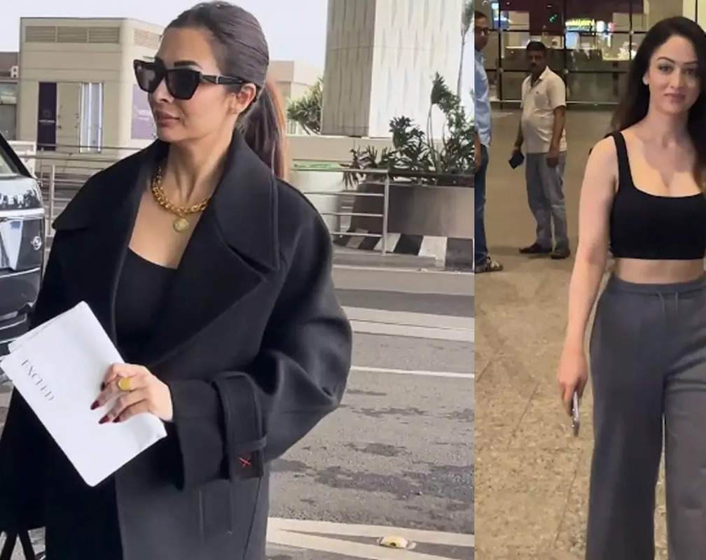 
Airport fashion: Malaika Arora and Sandeepa Dhar make heads turn in black
