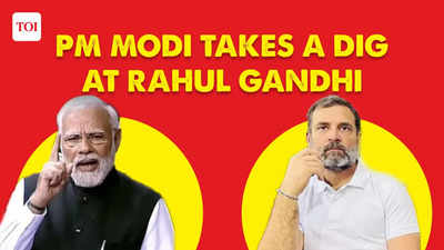 PM Narendra Modi takes ‘failed product’ dig at Rahul Gandhi