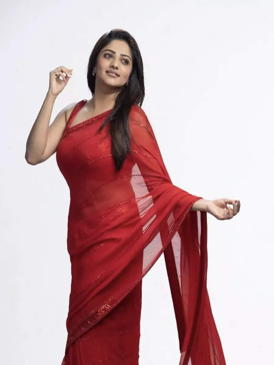 Rachita’s love affair with sarees! | Times of India