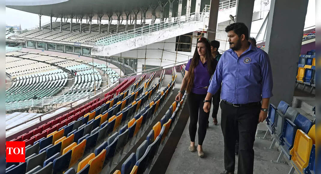 Fire breaks out at Kolkata's Eden Gardens ahead of ICC ODI World Cup Cricket News Times of India