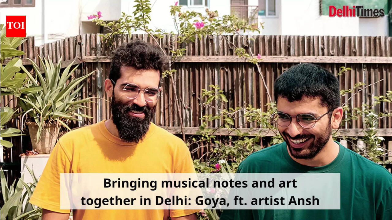 Bringing musical notes and art together in Delhi: Goya, ft. artist Ansh