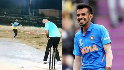 WATCH: 3 in 1! Glimpses of Yuzvendra Chahal, Shane Warne and Muttiah Muralitharan in this bowler