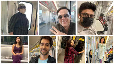 Ditch your car, hop on to the Mumbai Metro... here's a look at TV celebs who prefer to travel to their sets by the metro