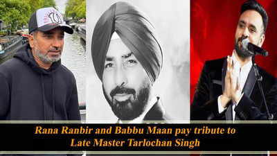 RIP Master Tarlochan Singh: Rana Ranbir and Babbu Maan pay tribute to the late Punjabi writer
