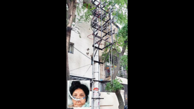Woman, 68, suffers shocks as OFC lands on dish cable, transformer