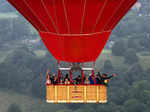 ​Bristol International Balloon Fiesta sees English city's skies awash with colourful hot air balloons​