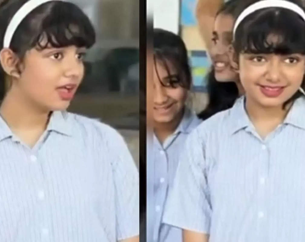 
Aishwarya Rai Bachchan's daughter Aaradhya Bachchan's video from her school goes viral; netizens say 'School me lipstick kaun lagata hai'
