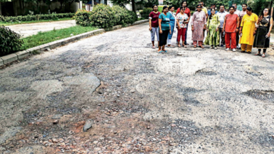 No repairs for years, last-mile link for 4k families riddled with craters
