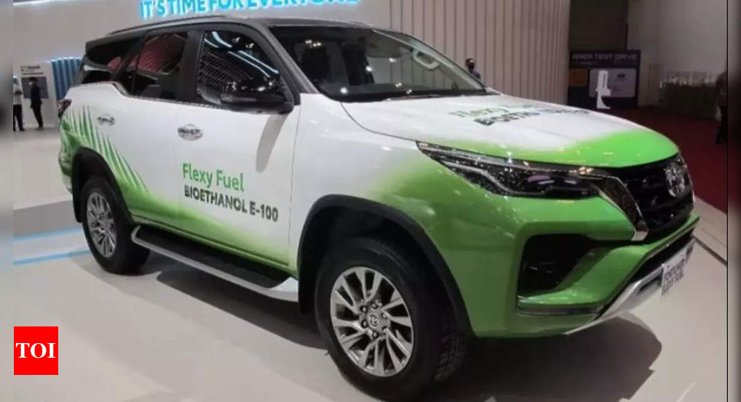 Toyota Fortuner Flex Fuel: Toyota Fortuner flex-fuel makes global debut: Runs on 100% bioethanol fuel