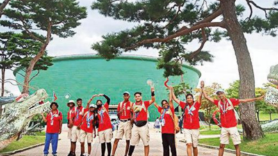8 schoolchildren with special needs feted after South Korea scout meet