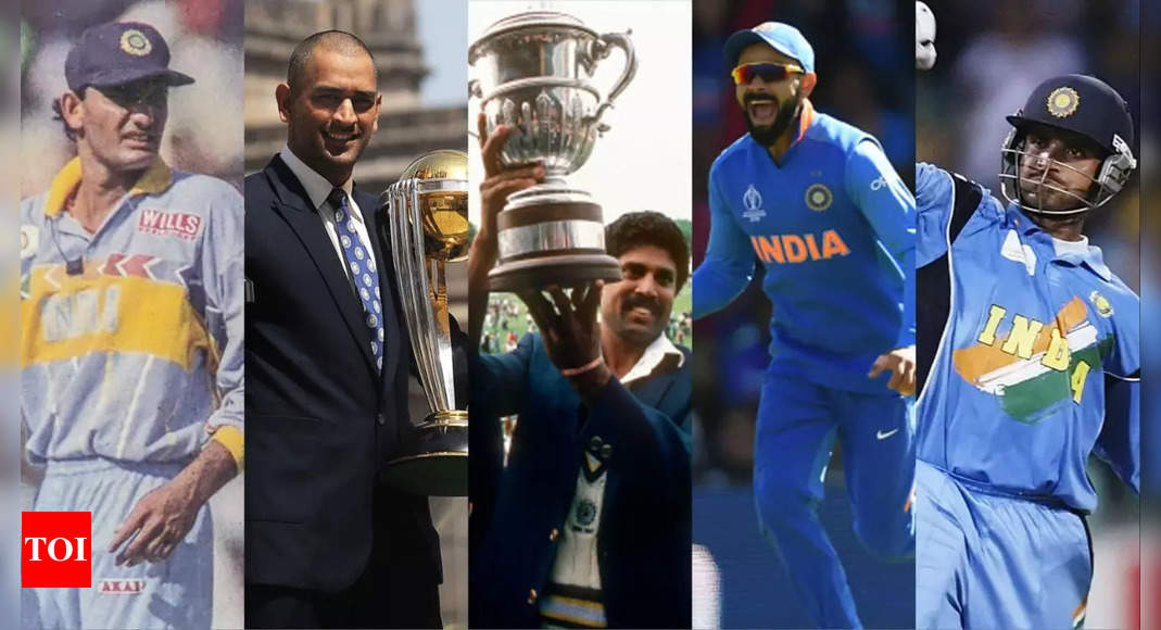 Top Captains To Lead India In The ODI World Cup | Cricket News - Times ...