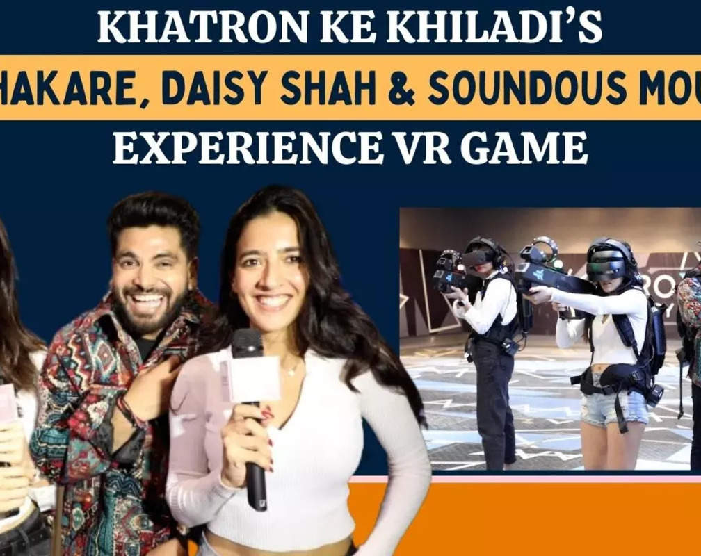 
Shiv Thakare, Daisy Shah & Soundous recall Khatron Ke Khiladi 13 stunts after playing VR games

