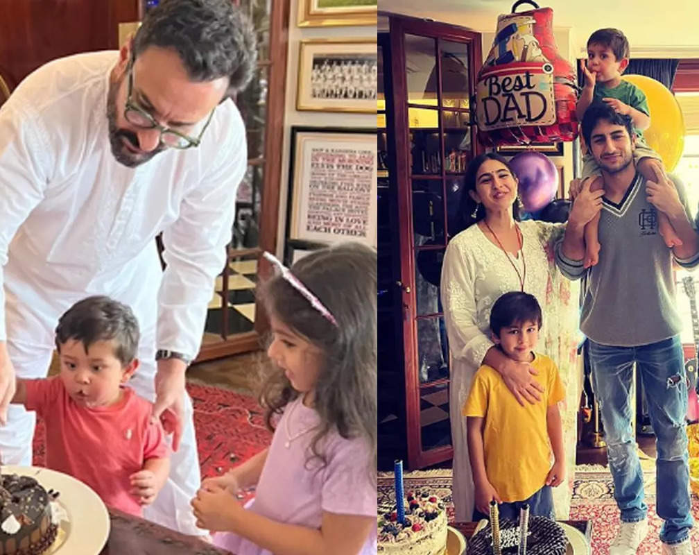 
Saif Ali Khan gets trolled for keeping 'alcohol' at home after a picture of him cutting a cake on his birthday goes viral
