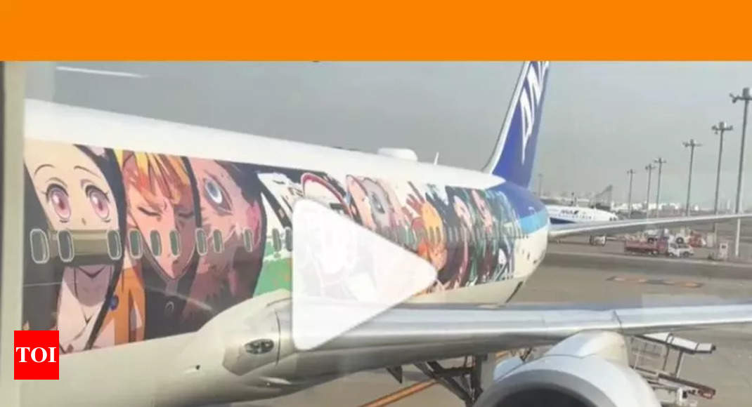 Demon Slayer inspired airplane in Japan thrills anime lovers