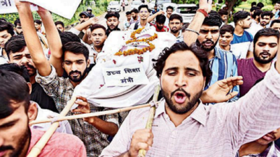 Student Protests: Students Across Raj Protest As Govt Decides Not To ...