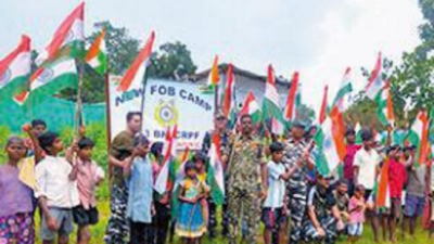 In first, Tricolour hoisted in eight villages of Chhattisgarh's Bastar