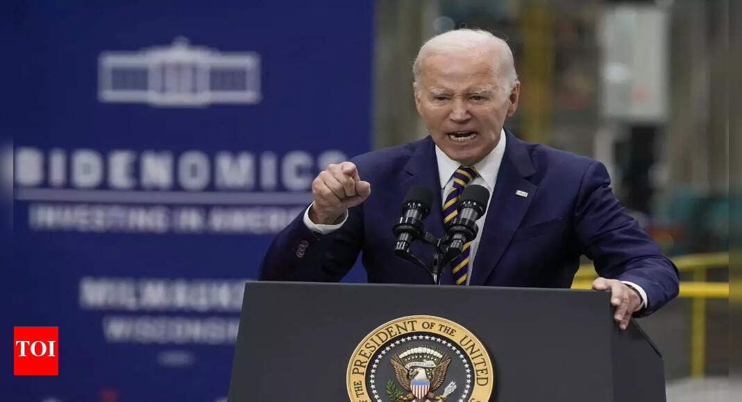 Joe Biden: Joe Biden marks his first anniversary of signing of major ...