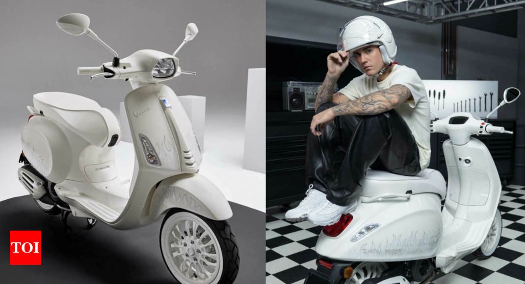 Piaggio Vehicles launches JUSTIN BIEBER X edition Vespa Scooter in India;  Check ex-showroom price, engine, and other details