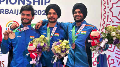 ISSF World Championship: Indian men bag 10m air pistol team bronze