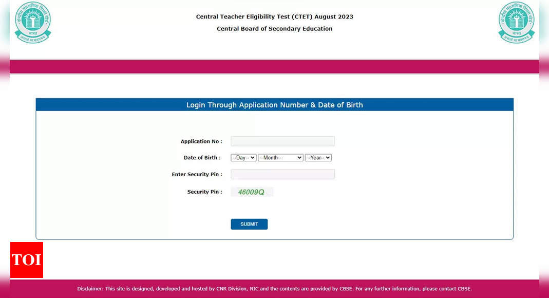 CTET 2023 Admit Card released on ctet.nic.in; download here