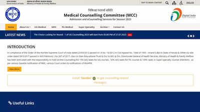 NEET UG second round seat allotment results released on mcc.nic.in; Check here