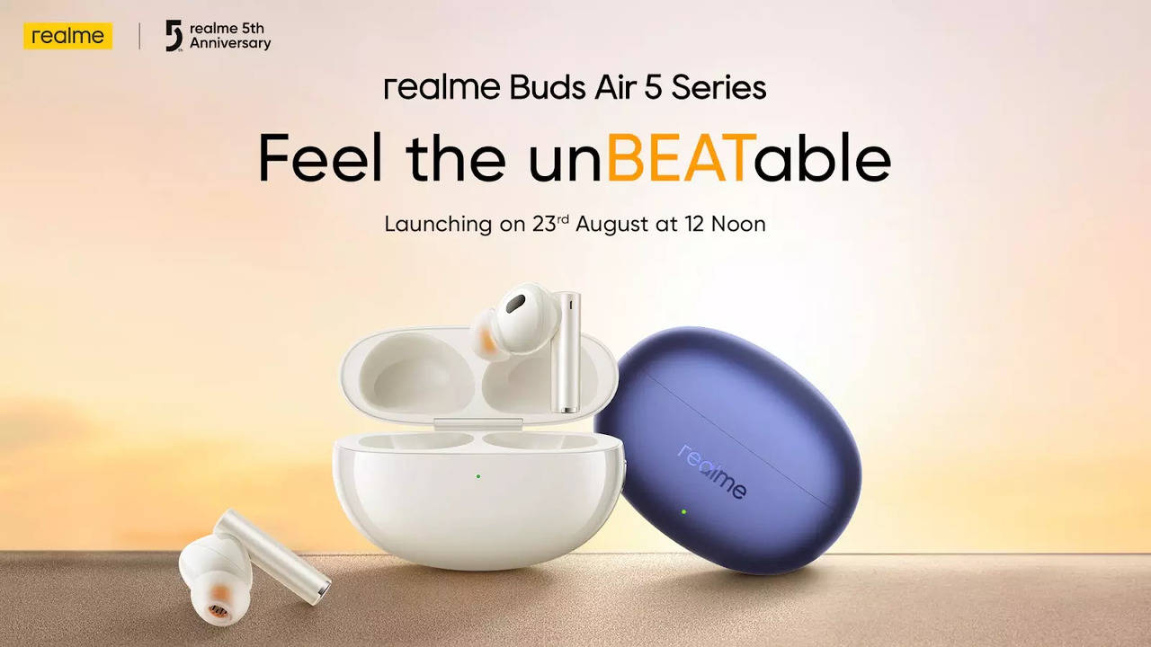 Realme Buds Air 5 Pro: Realme Buds Air 5 Pro, Buds Air 5 true wireless  earbuds launched in India: Price, features and more - Times of India