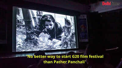 G20 Film Festival kicks off in Delhi with Pather Panchali screening